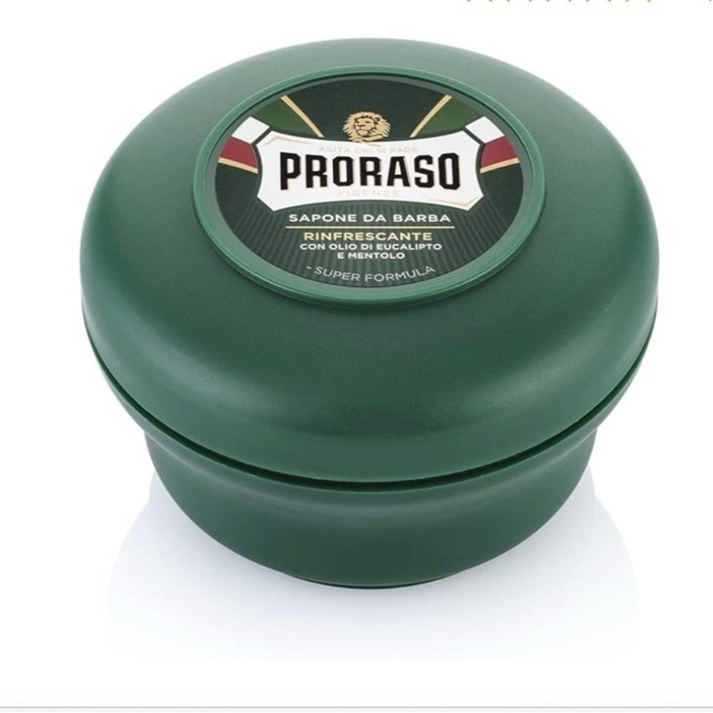 Proraso Shaving Soap in a Bowl with Eucalyptus Oil and Menthol